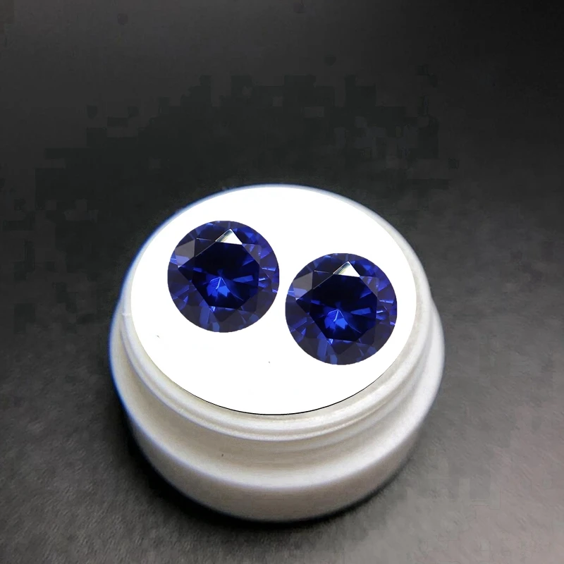 Top Azul Tanzanite 10.0mm Unheated Forma Redonda Corte AAAA + VVS Solta Gemstone Para Jóias