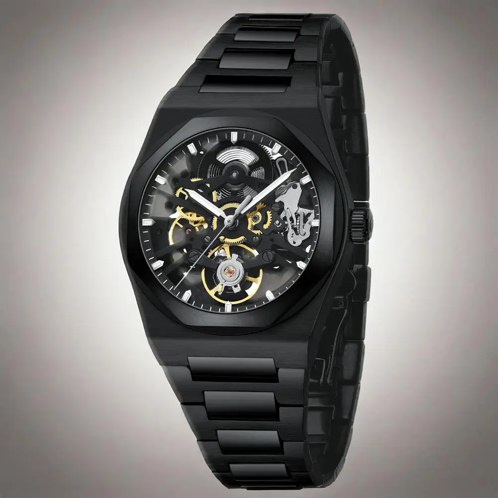 

Мужские автоматические механические часы BETTIMER, новинка 2025 года, SL2203, сапфировое стекло, роскошные спортивные часы с 10 барами, BWG-9 Relogios Masculino