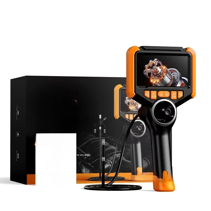 New Arrival Industrial Endoscope 4.5 Inch Screen 8 LED Borescope for Pipeline Inspection and Automotive Engine Inspection