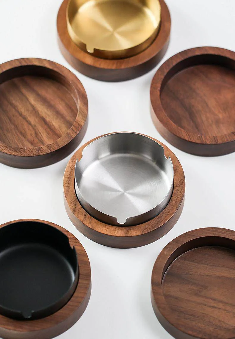 Kreativer winddichter Aschenbecher mit Deckel, dekoratives Geschenk, Raucherzubehör für drinnen und draußen – Detail 5