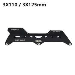 R5ブレード3*110 246 3*125mm 260mm,slalomスケート用インラインフレーム,3輪に変換,スピードスケート,合金165mm