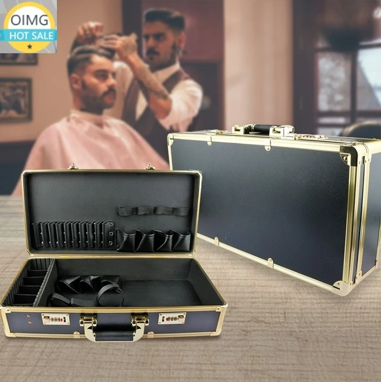 Hairdressing Toolbox Scissors, Calipers, Pushing Hands Storage Box Multi Functional Hairdresser's Special Suitcase