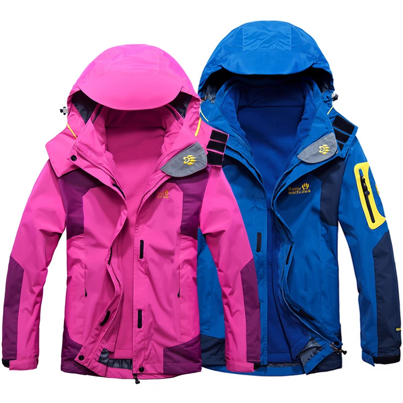 Chaqueta de esquí para hombre y mujer, equipo de esquí para Snowboard, resistente al viento, impermeable, para deportes al aire libre, de marca