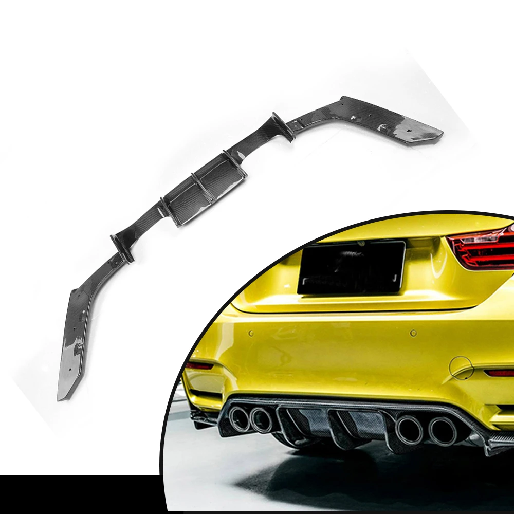 

Perfect fitment Carbon Fiber Rear Bumper Diffuser Car Bumper Rear Diffuser for BMWs F80 M3 F82 M4 2015- 2019