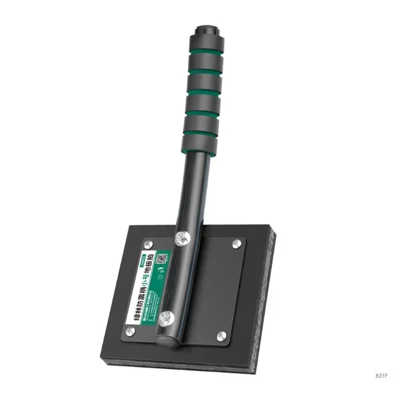 Ergonomic Handle Rubber Clapper Tile Paving Tool Hammer for Even Laying of Tiles & Wood Floor Reduced Striking Frequency