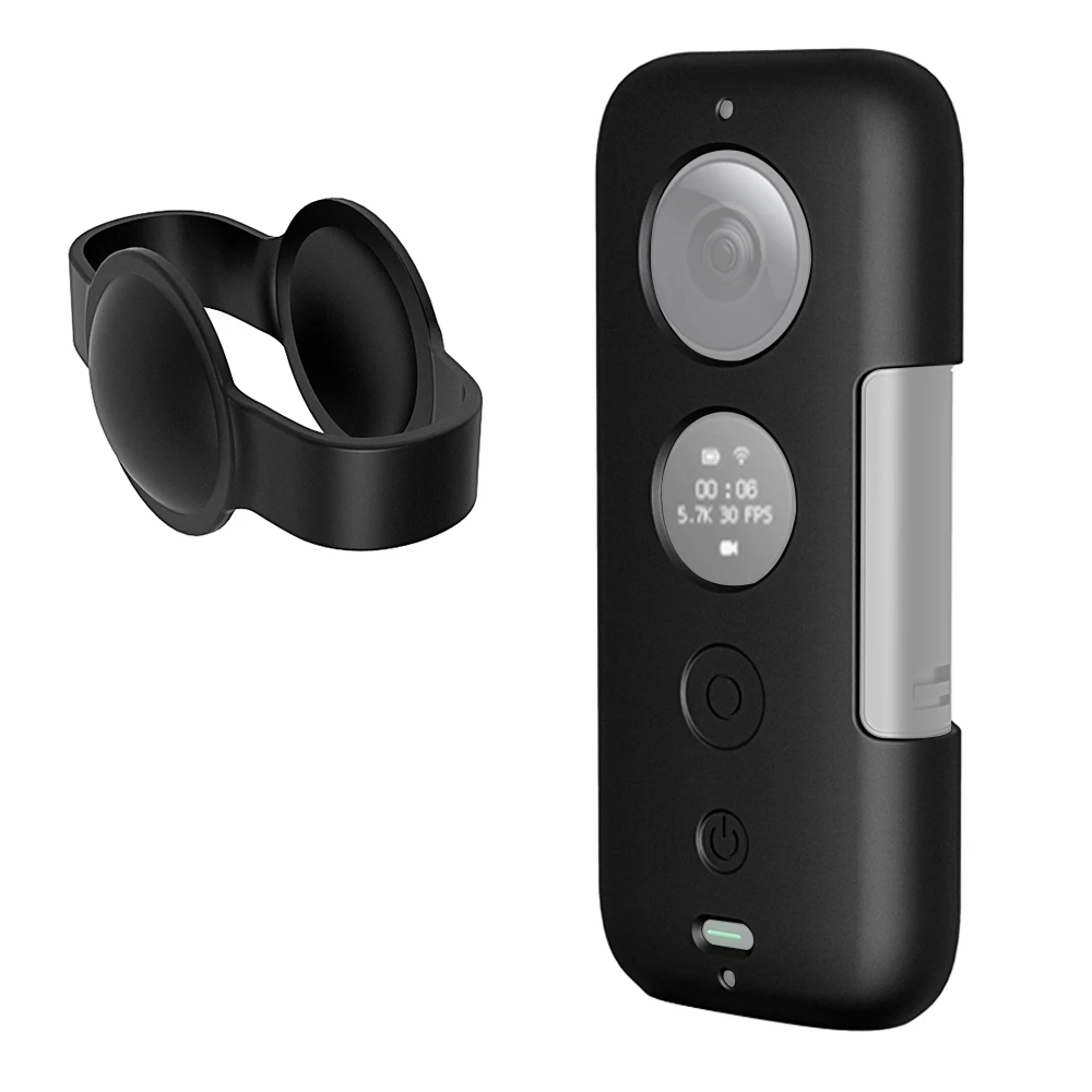 PULUZ Kratzfeste Schutzhülle für Insta360 One X Silikon-Objektivhülle für Insta 360 One X Panoramakamera-Zubehör