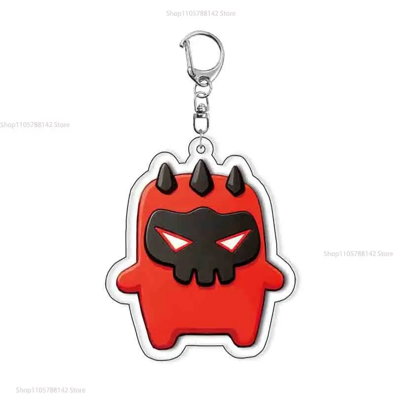 New Cute Gaming Companion Sprite Fort Keychain Ornaments,Accessories Bag Keyrings Fans Exquisite Home Decor Festival Party Gifts 5