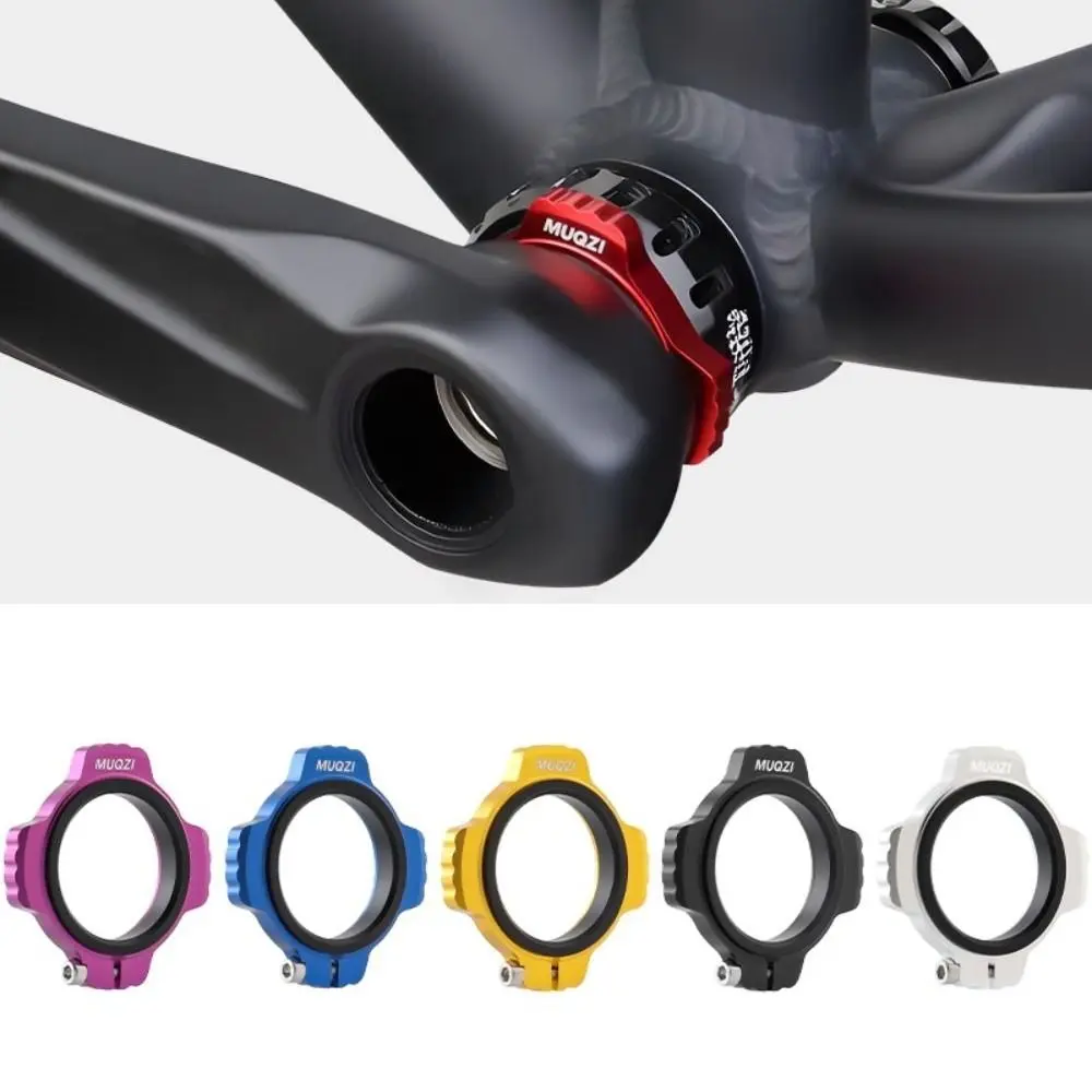 Aluminum Alloy Bike Crank Chainring Preloader Threaded Washer Virtual Adjustment Bike Crank Adjuster Center Shaft Washer 29mm