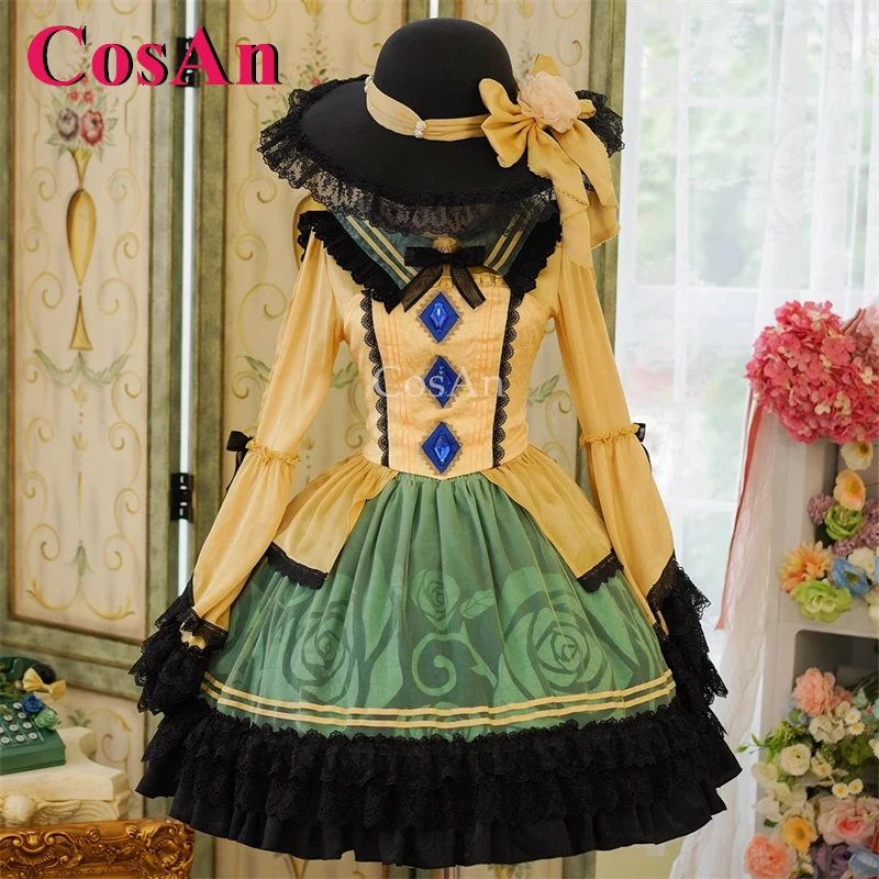CosAn Game Touhou Project Komeiji Koishi костюмы для косплея элегантное великолепное милое торжественное платье Хэллоуин вечерние одежда для ролевых игр