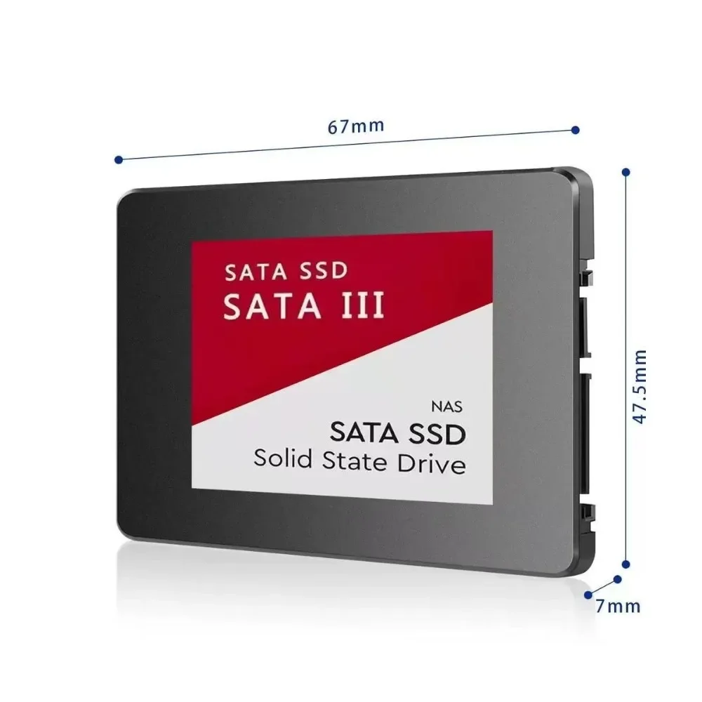 Universal 2.5 Inch SATA3 Solid State Drive 1TB‑4TB Replacement SSD For Desktop And Notebook Computer