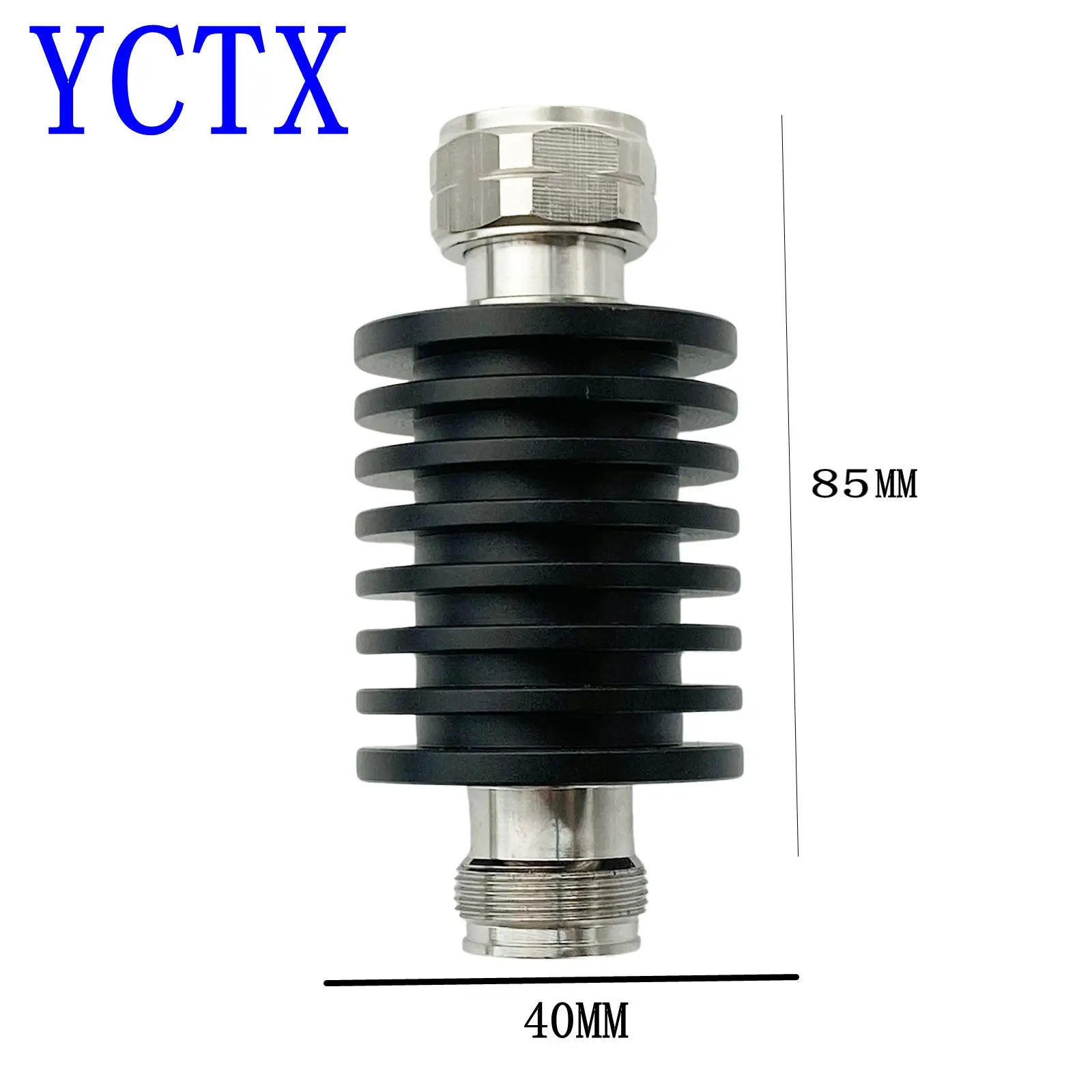 4.3-10 25W MINI DIN-JK Coaxial rf attenuator fixed attenuator DC-3GHZ/4GHZ 50ohm 1dB 2dB 3dB 10dB 20dB 30dB 40dB 50db for lab