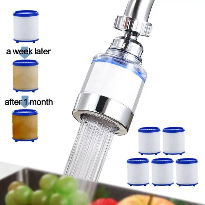 Water Saving Kitchen Faucet Aerator Nozzle Tap Adapter Device Splashproof Water Filter Bubbler Swivel Head Bathroom Accessories