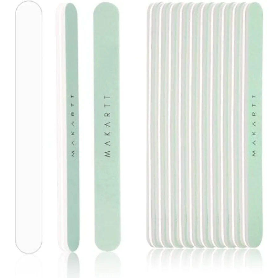 

Makartt Nail Buffer: 400/6000 Grit Extra Fine Buffer Nail File, Nail Buffer and Shine Kit for Natural and Acrylic Fingernail, E