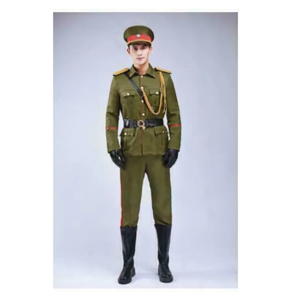 Male Cosplay Military Army Uniform Costume Outfits Party Full Stage Suit Sets