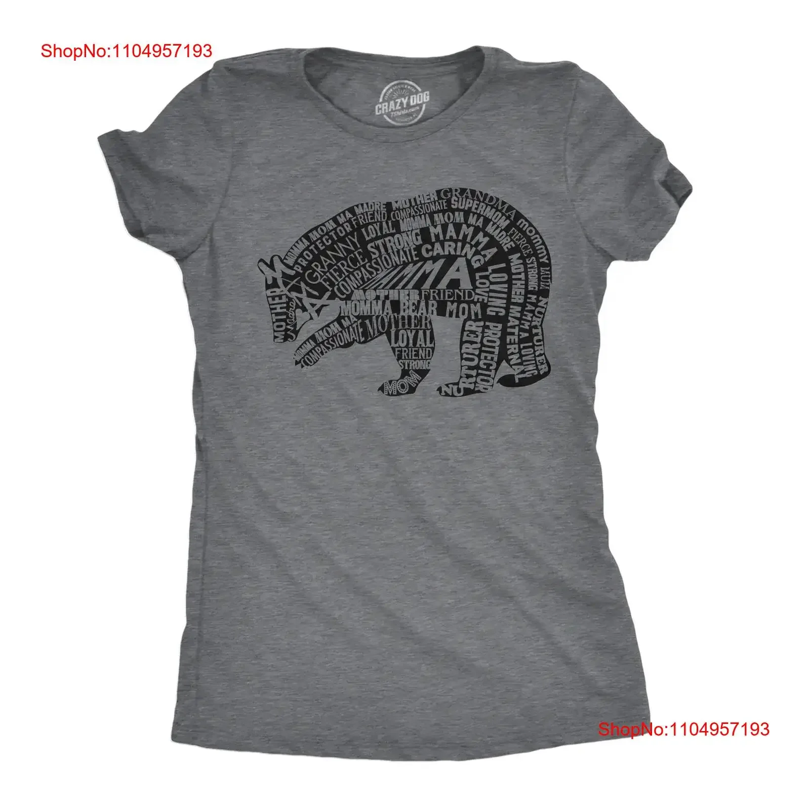 

Женская забавная футболка с текстом «Мама Медведь», милая новинка ко Дню матери, винтажная, слегка мужская, удобная, растянутая, дышащая