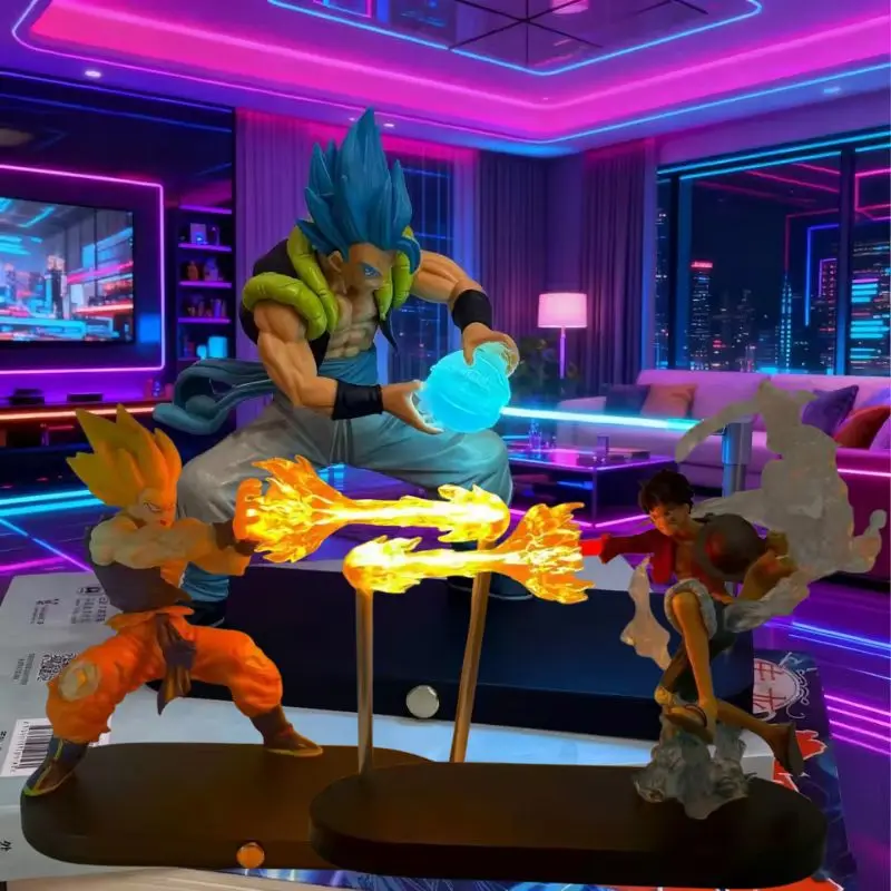 

Dragon Ball Vegeta Saiyan Goku магнитный ночник аниме периферийные устройства ручной работы настольные украшения для мальчиков подарки на день рождения