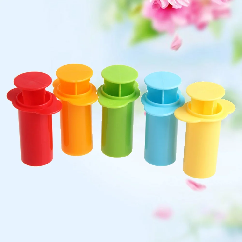 Zestaw narzędzi do modelowania z gliny, 5 sztuk, łatwe do trzymania, kreatywny zestaw do zabawy dla dzieci, różne wzory i kolory do samodzielnego tworzenia, idealny do zabawy w klasie.