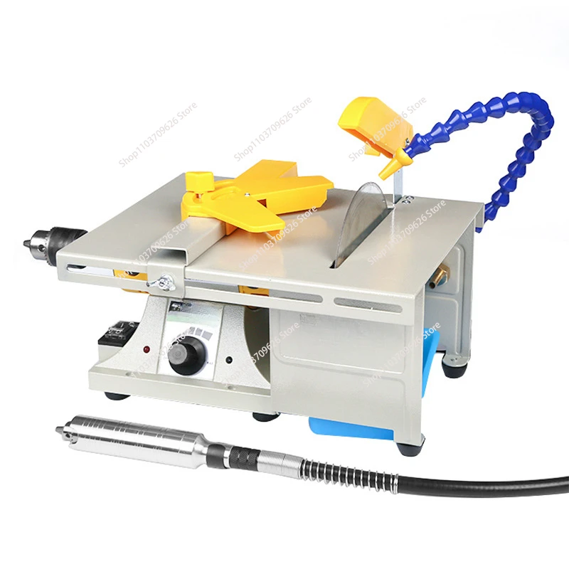 Mini 850W Multifunction  Table Saw Stone Polisher Jade Engraving Machine Grinding machine Table Saws  Cutting machine