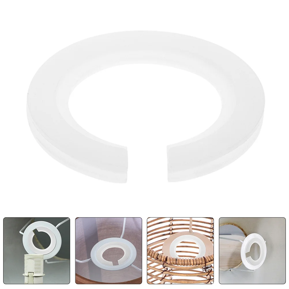 

25Pcs Lamp Holder Ring Adapter E27 to E14 Converter Plastic Lamp Shade Adapter Ring Replacement for Light Fixtures