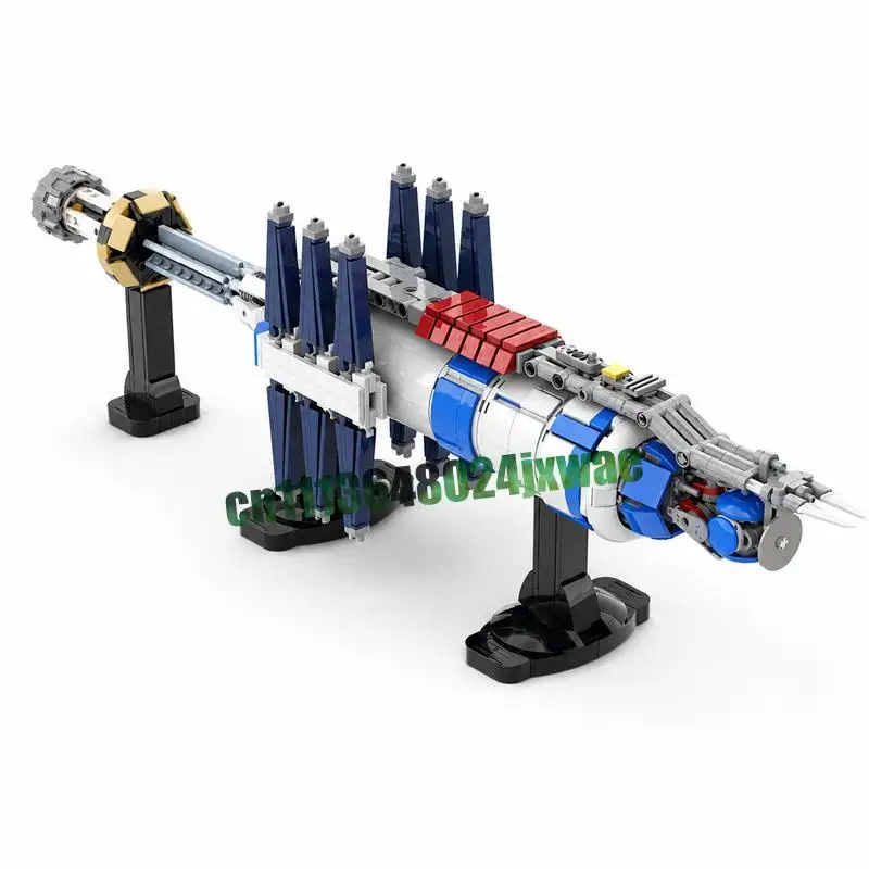 919PCS Sci Fi Interstellar Space Station Vessel Model Custom Building Blocks DIY Assembly Toy Collection Home Decor Holiday Gift