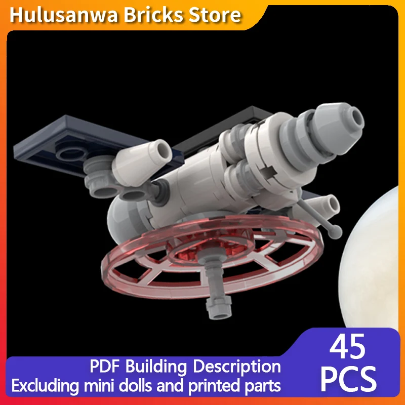 

Spacecraft And Probe Model MOC Building Bricks War Equipment Modular Technology Gifts Holiday Assemble Children Toys Suit