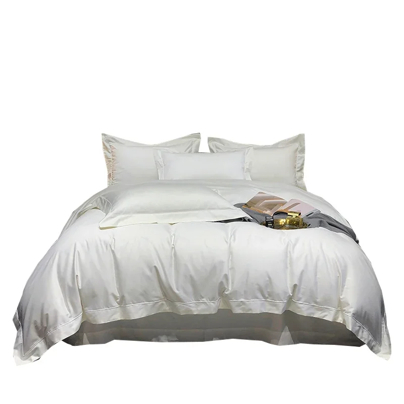 Customizable pure cotton high-count pure cotton bed four-piece set