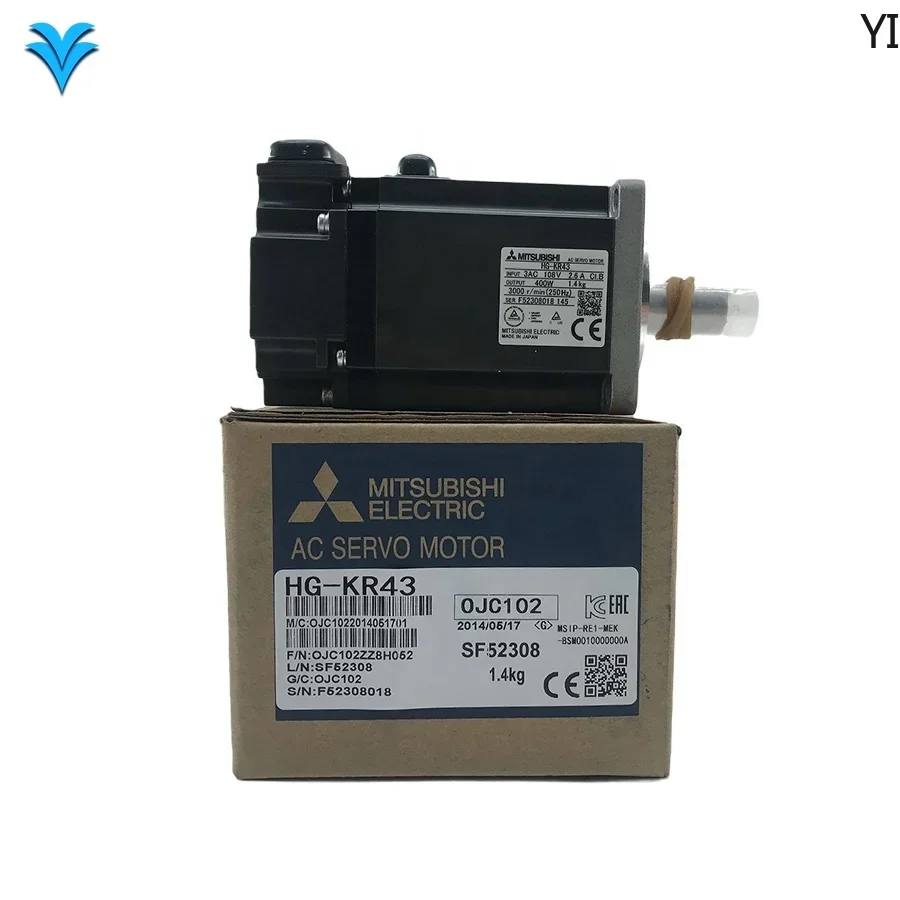 Original Cnc Electrical Motors, Hg-kr43 Servo Motors, Ac Servo Controller Motor