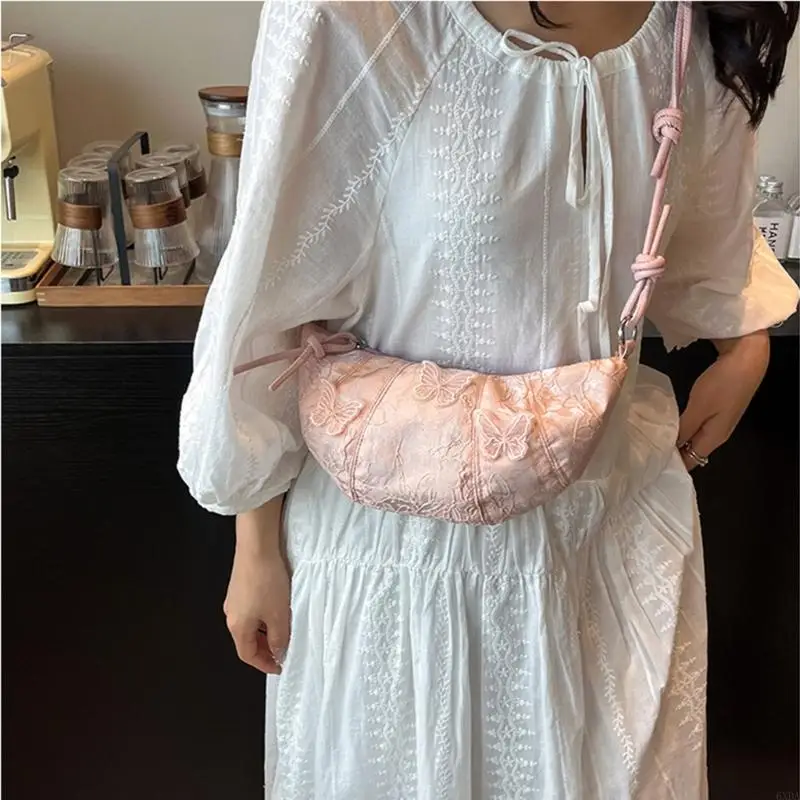 

Элегантная китайская кружевная мешка на плечах, вдохновляющие дизайн, мягкая вместительная мешка кросс -тела для ежедневной 6xda