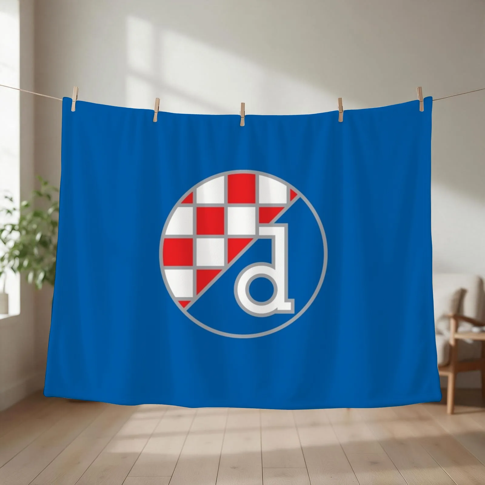 Dinamo Zagreb Football Club Throw Blanket couch cozy soft plush fuzzy picnic outdoor blanket