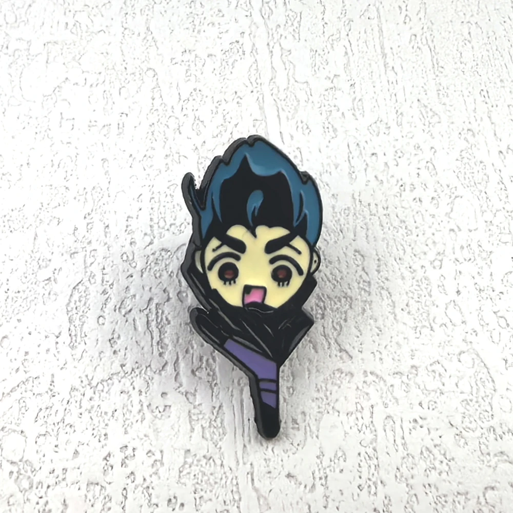 New Cartoon Alien Stage Brooch Pins for Bag Hat Decor Creative Cool Anime Boy Ivan Lapel Badge Clothes Accessories Jewelry Gifts