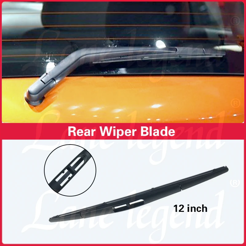 12" For Nissan Versa Note 2014 2015 2016 2017 2018 2019 Rear Wiper Blades Brushes Windshield Windscreen Car Accessories