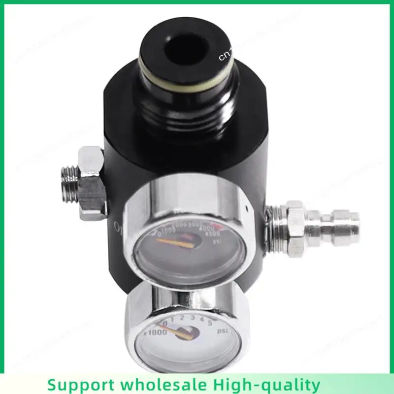 ABSF 5/8-18UNF Dual Gauge Pressure Regulator Valvula Reguladora Pneumatic Air Valve Fill Station Durable