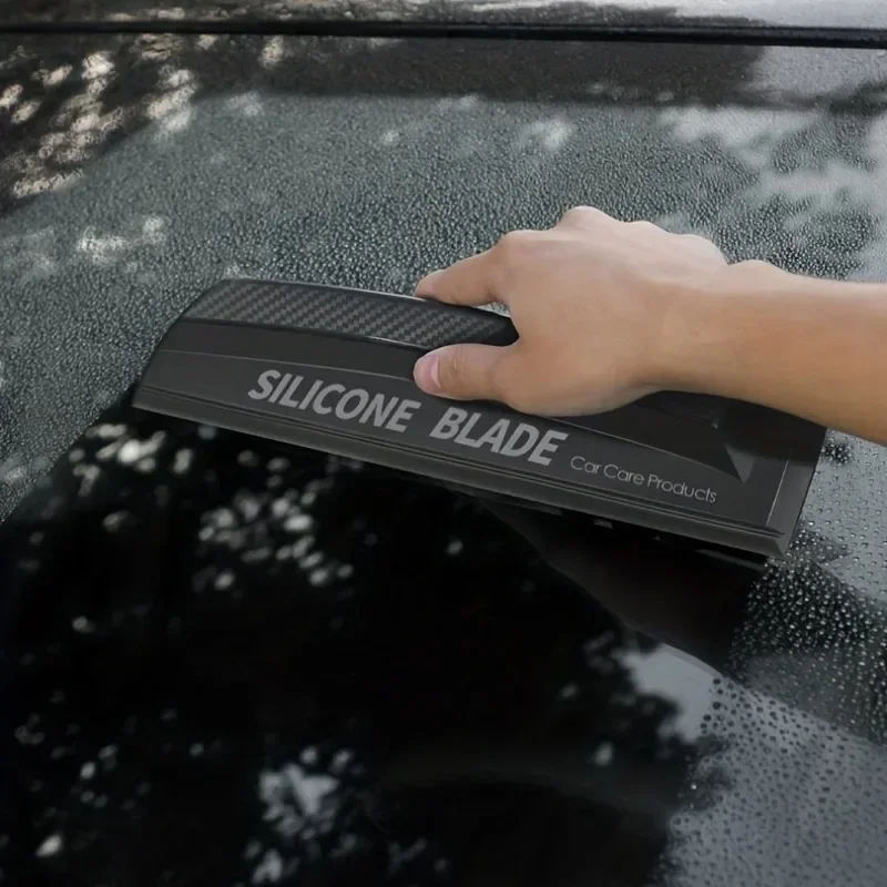 Non Scratch Soft Silicone Manual Scraper for Cars Car Window Cleaning Tool Silicone Scraper Film Scraper Accessories