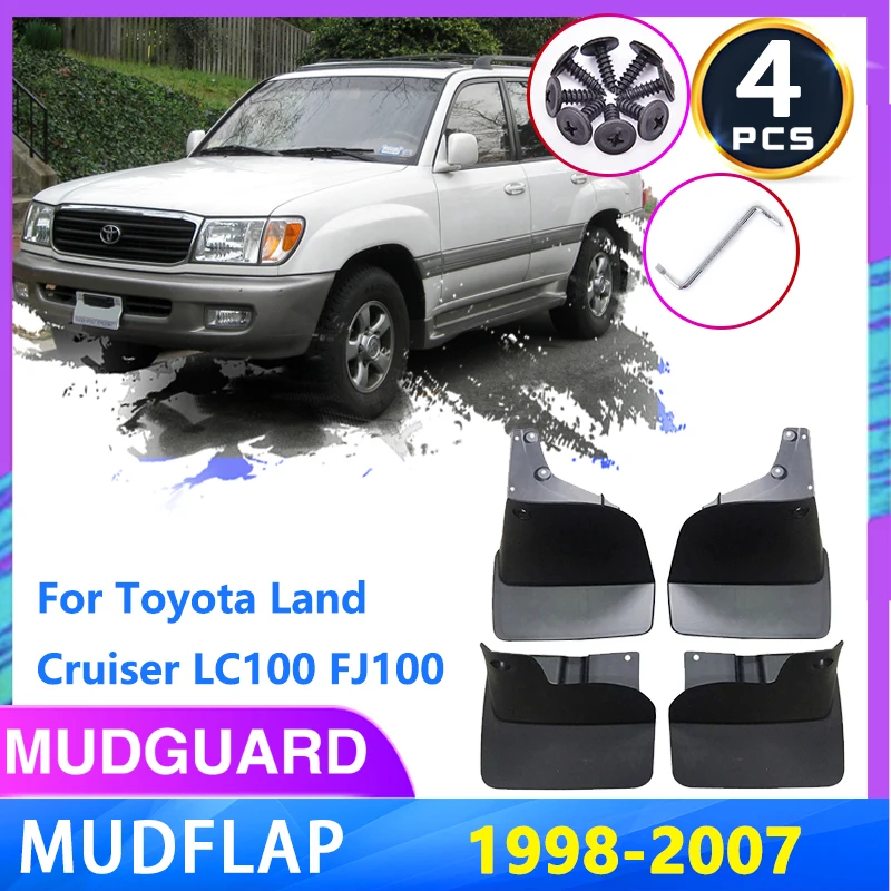 

Car Mud Flaps for Toyota Land Cruiser LC100 FJ100 J100 1998~2007 Lexus LX 470 Mudguard Splash Guards Fender Mudflaps Accessories