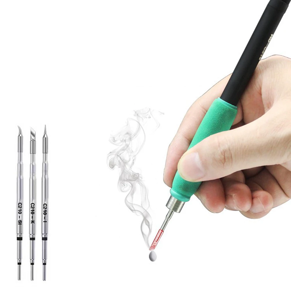 Compatible With Different Brands Soldering Iron Tips C Soldering Iron Tips Heating Core Replacement High Handle Compatibility