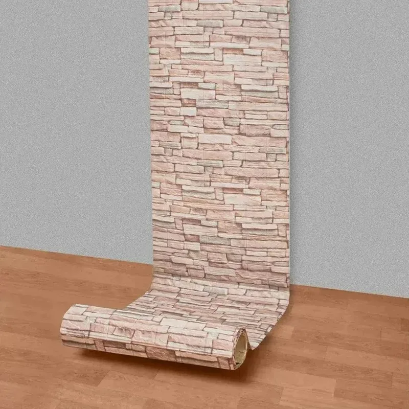 35x30 سنتيمتر الرجعية الطوب نمط خلفية لينة رغوة ذاتية اللصق ملصقات جدار قشر وعصا خمر جدار ديكور للمنزل والنوم