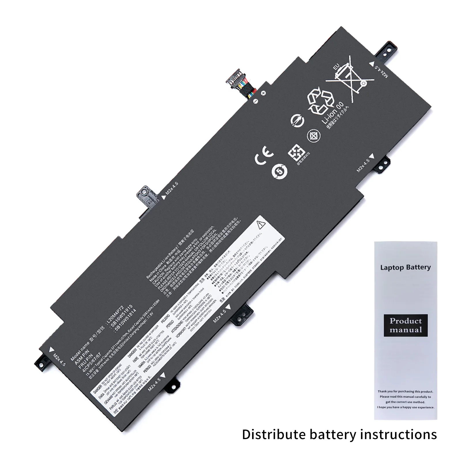 L20C4P72 L20M4P72 L20D4P72 – bateria do laptopa Lenovo ThinkPad T14s Gen 2. — zdjęcie produktu 6