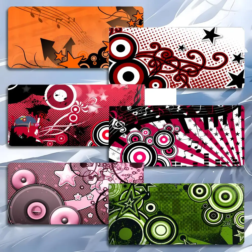 Sweet Retro Casual F-Frutiger Metro Style Mouse Pad Mousepad Large Gaming LockEdge Thickened PC Table Desk Mat