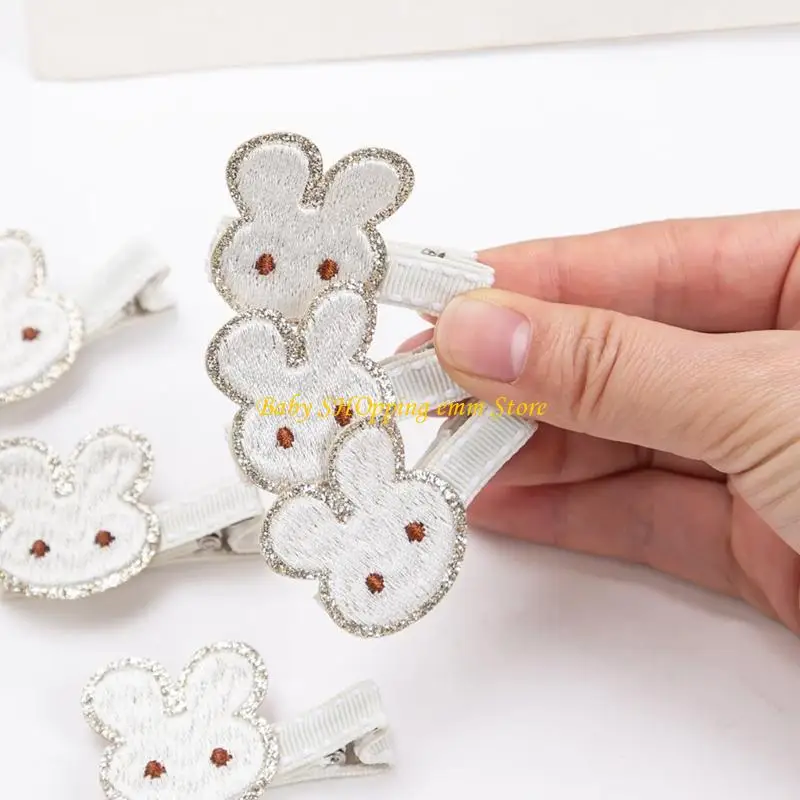 23GD urocze klipy z włosami królika poliestrowa lekka spinka do włosów Piękne włosy barrettes