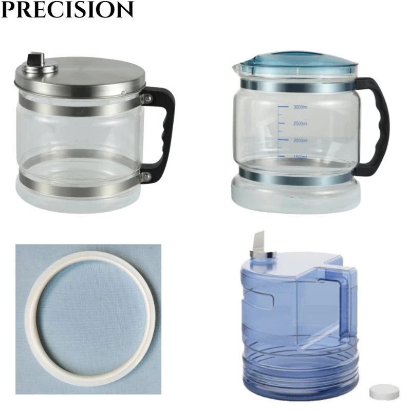 Distiller Pure Water Container 4L Glass Bottle Jug Filter Bucket Multipurpose Collection Jar for Dental Distillation Equipment