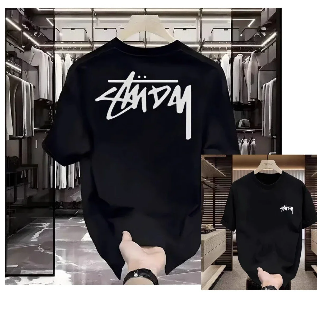 Cotton Trendy Korea Style Lett - Streetwear Brand Korea ulasan dan harga