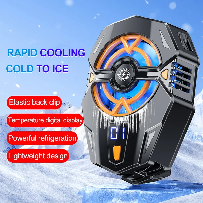 Portable Cooler For Mobile Phone Radiator Cooling Fan For Mobile Phone Fan Cell Cooling Plate Phone Cooler For Games Black Shark