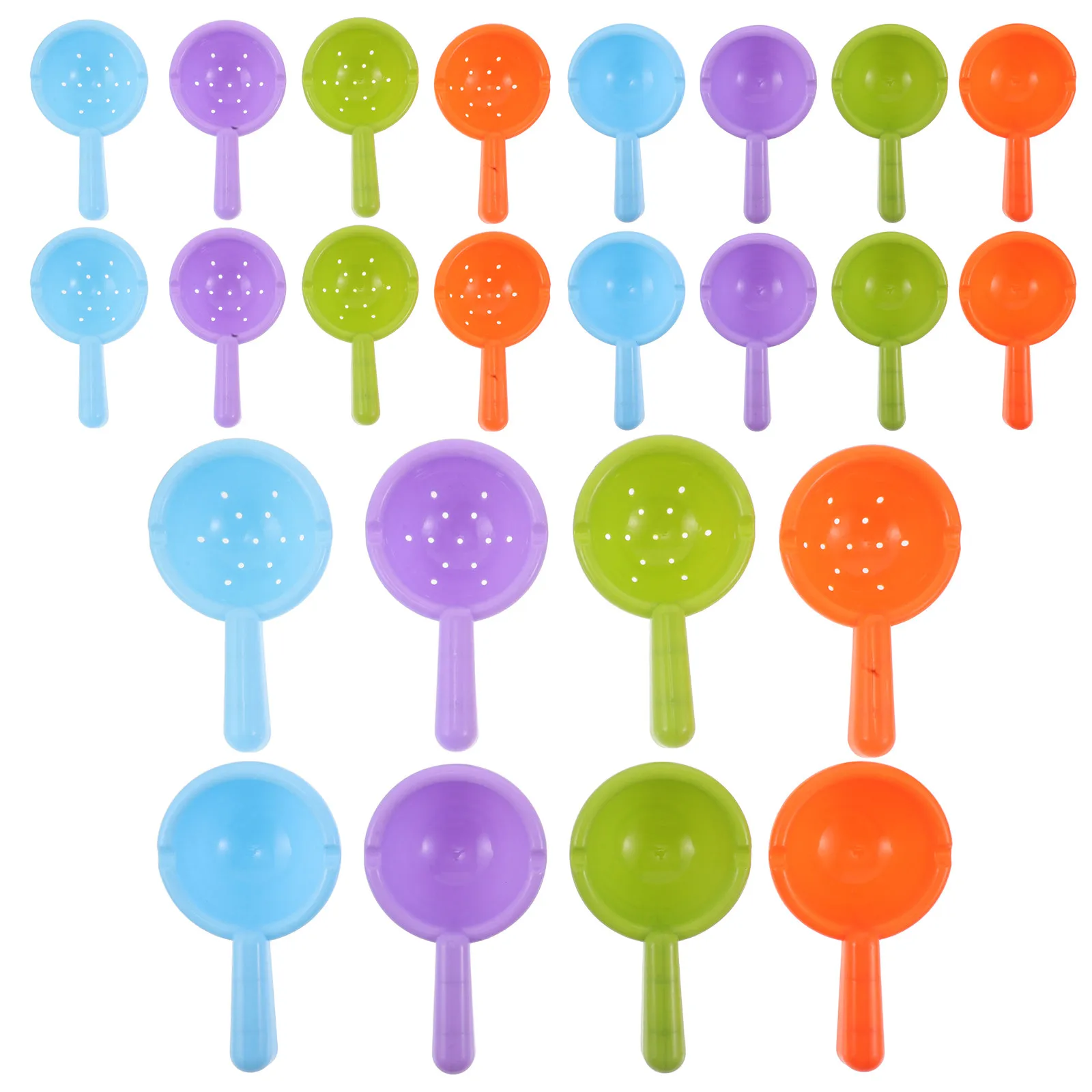 

24Pcs Kids Beach Sand Shovels Interactive Bath Water Play Set Lightweight Portable Sandcastle Building Outdoor Indoor Fun