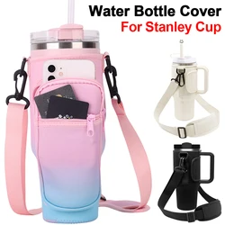 Water Bottle Cover for Stanley Cup Can Be Crossbody Bottle Carrier Bag w/Phone Pocket for Bottle Holder Pouch Cup Accessories