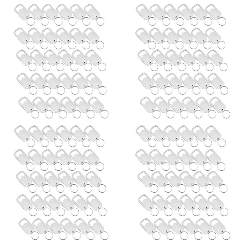 

【ЭЛЕКТРОННЫЕ АКСЕССУАРЫ】120 шт. Открывалки для бутылок из нержавеющей стали, брелоки-открывалки для пива, портативные открывалки для пивных бутылок для кухни и дома