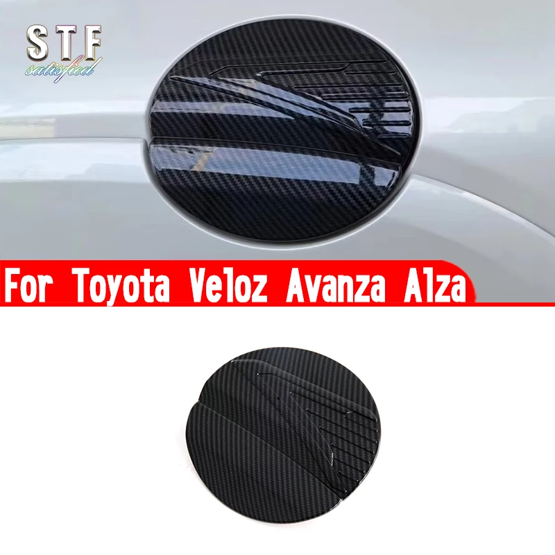 

For Toyota Veloz Avanza Alza 2022 2023 Car Accessories ABS Fuel Gas Tank Cover Trim Molding Decoration Stickers W4