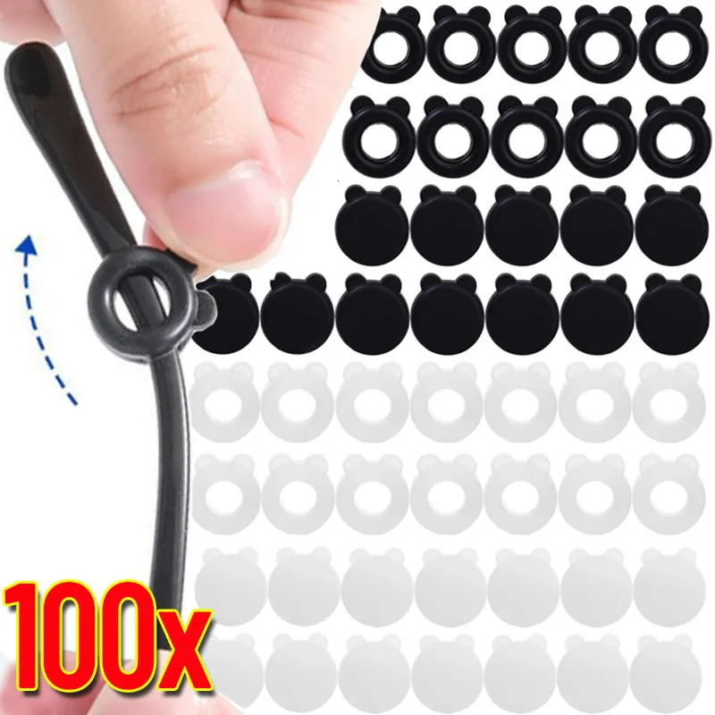 

10/100pcs Anti-slip Ear Hooks Glasses Eyeglasses Leg Elastic Ear Grip Stopper Bracket Fastener Accessories Temple Eyewear Holder