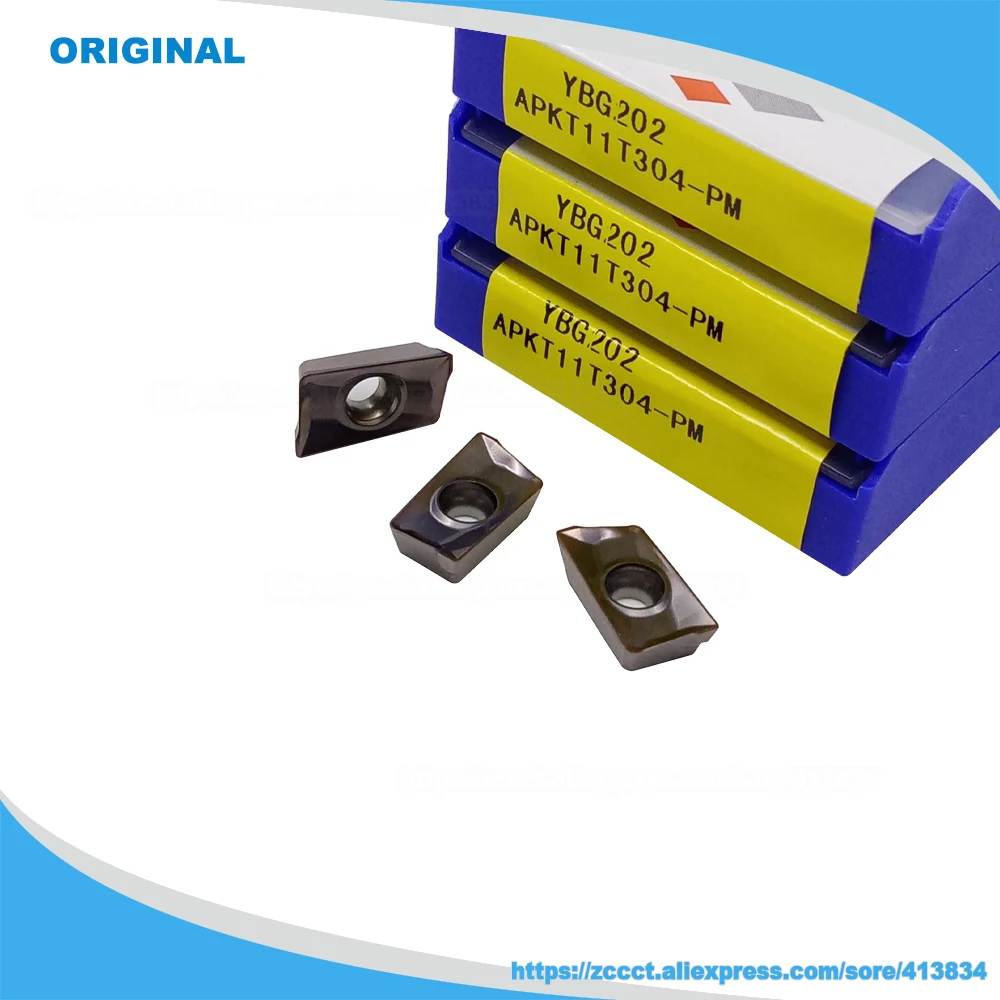 APKT11T304-PM APKT11T308-PM APKT11T312-PM APKT11T316-PM Hartmetall-Schaftfräser-Einsatz YBG102 YBG202 YBG302 YBG205 YBM251 – Detail 2