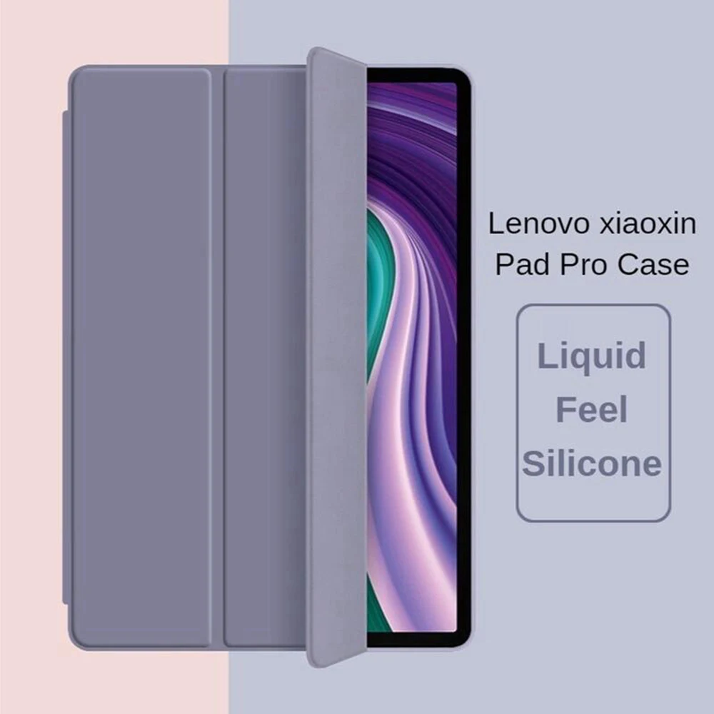 Funda para tableta Lenovo Tab M11 Xiaoxin Pad 2024 TB-330FU TB-331FC, cubierta trasera de cuero PU y silicona TPU, 2024