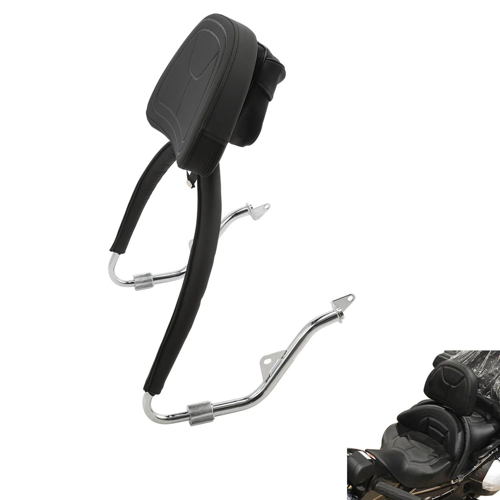 Comfort Driver Sissy Bar Backrest Fit For Honda Goldwing GL1800 1800 2001-2016 13 14 15